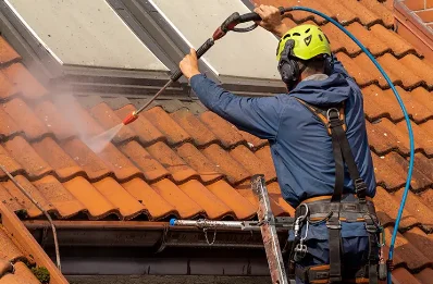 Démoussage et hydrofuge de toiture à Coubert